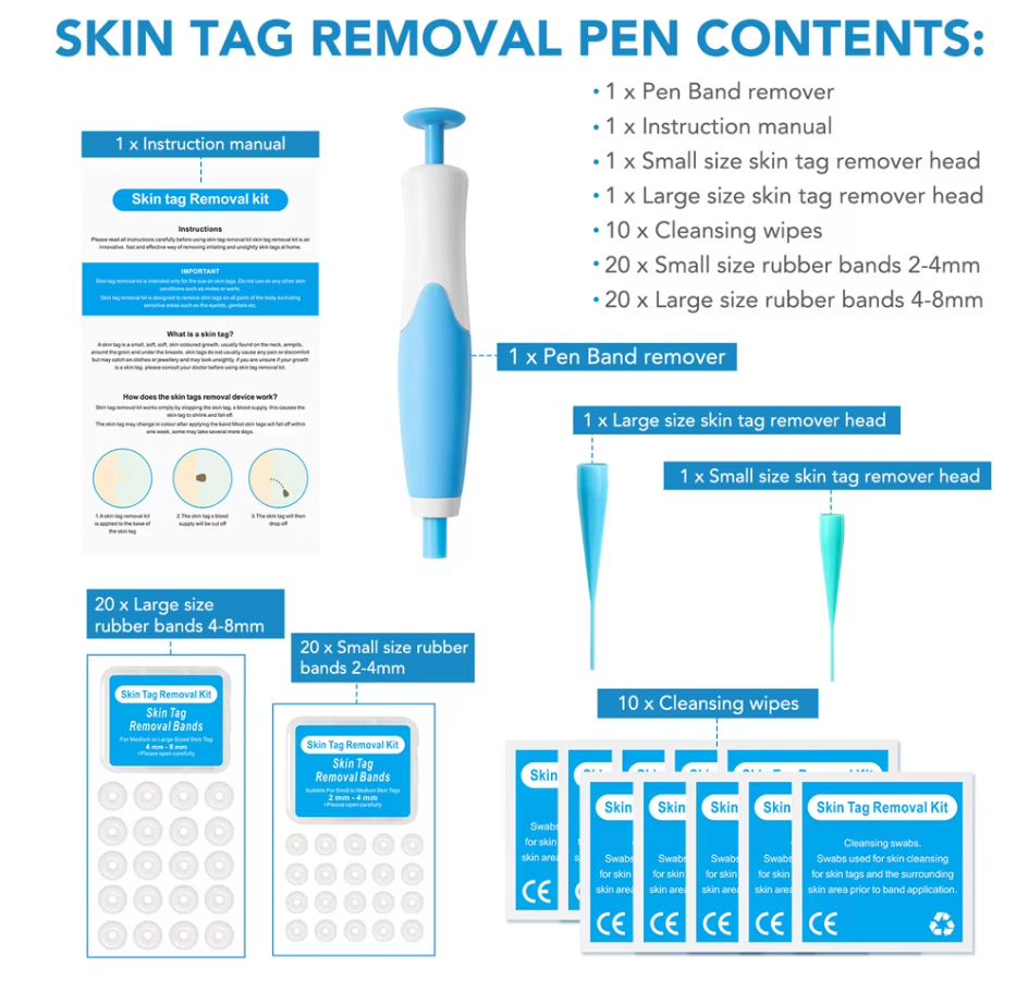 ByeTag Kit ™ – Skin Tag Removal Made Easy